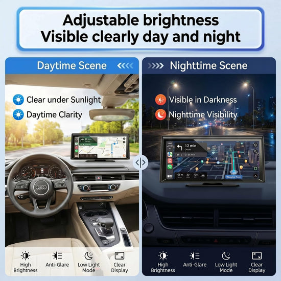 AV receiver — Apenet wireless CarPlay screen with Apple CarPlay and Android Auto