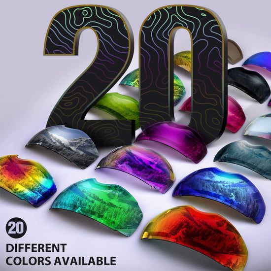 Safety glasses — Interchangeable lens with UV400 protection