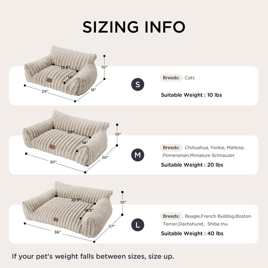 Bedsure pet bed mat — Fluffy cat sofa with removable washable cover