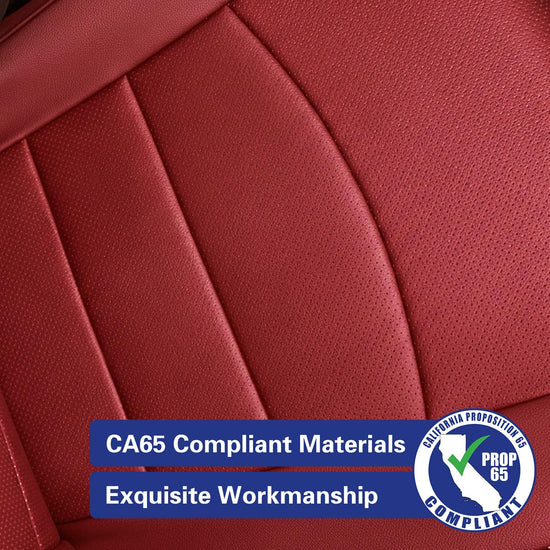 EKR 4runner seat covers - waterproof leather for Toyota 4 Runner (burgundy)