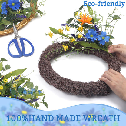 Wreath — spring and summer floral design