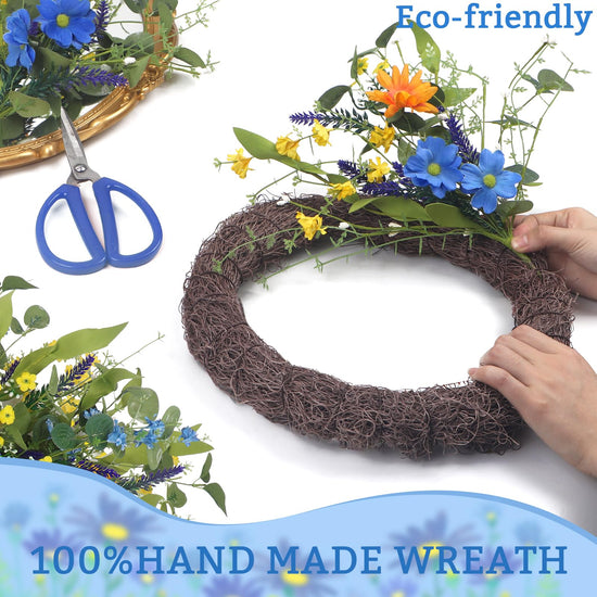 Wreath — spring and summer floral design