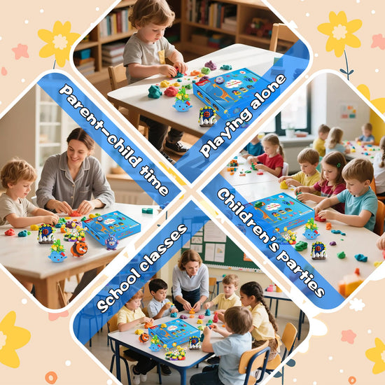 Sculpting material — Safe and non-toxic air dry clay for kids 3-12 years old