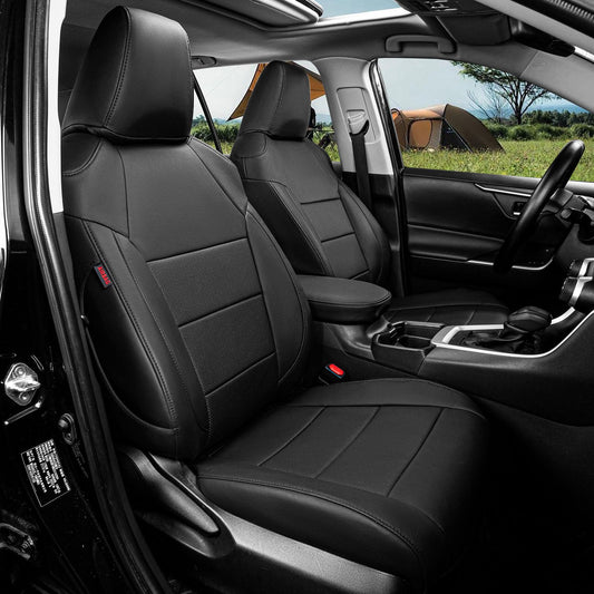 coverdream RAV4 seat covers - custom fit luxury waterproof leather for 2019-2024 Toyota RAV4