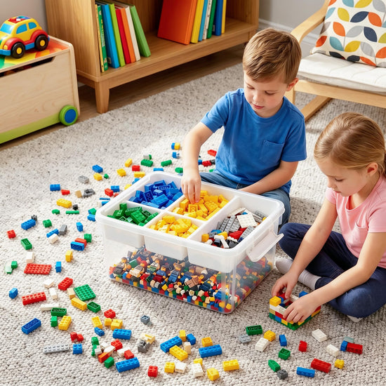 Citylife storage box — 5 compartments for organizing crafts