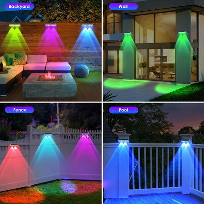 Light fixture — Solar fence lights by LIANGLOME