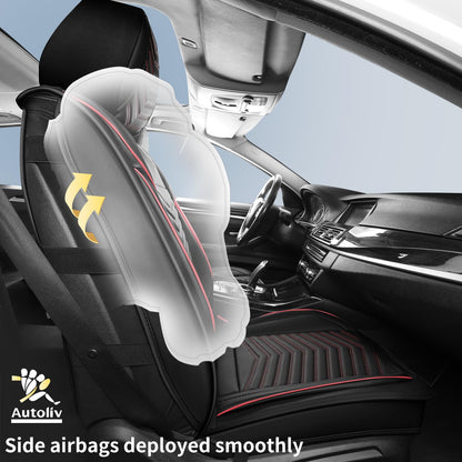Vehicle seat cover — Nappa leather, waterproof, full set for 5 seats.