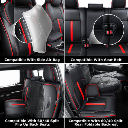bgucar vehicle seat cover — custom fit for 2024-2026 Tacoma Gen 4th Double Cab