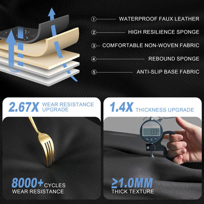AOMSAZTO vehicle seat cover - waterproof leather for Toyota Highlander 2007-2026