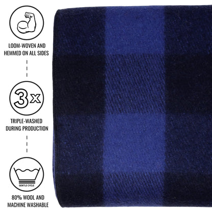 Arcturus military wool blanket — warm and thick for outdoor use and travel
