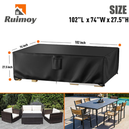 Storage cover — Waterproof outdoor furniture cover with heavy duty 600D material