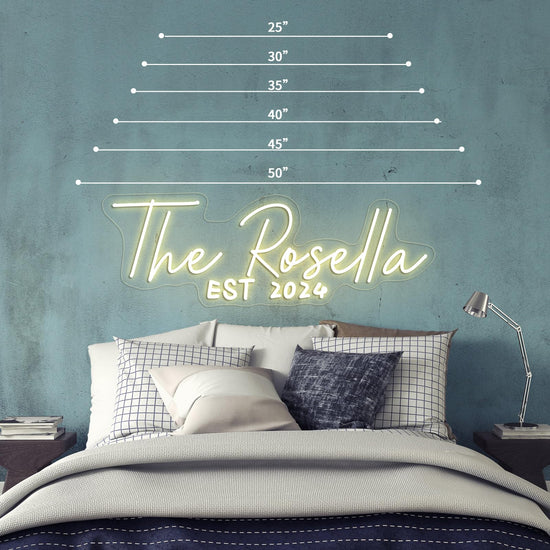 Decorative signage — customizable neon signs for wall and event decor