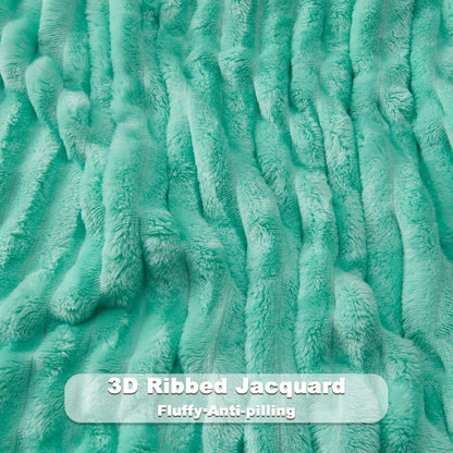 Newcosplay throw blanket — premium silky flannel fleece in stylish jacquard design