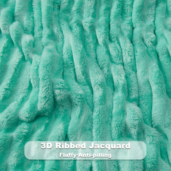 Newcosplay throw blanket — premium silky flannel fleece in stylish jacquard design