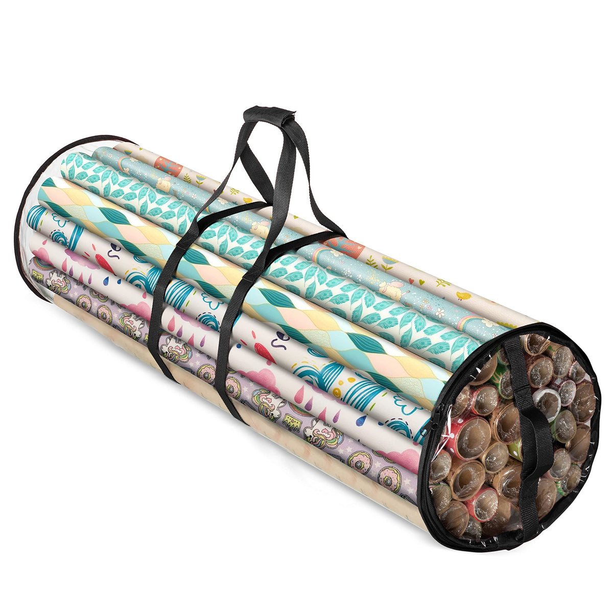 ZOBER storage bag — breathable fabric and waterproof design for wrapping paper