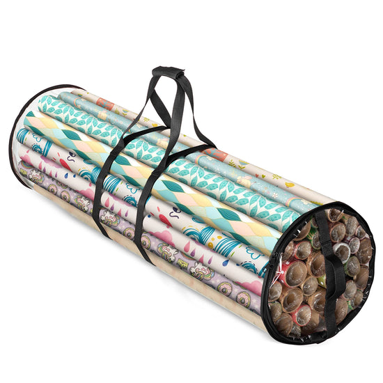 ZOBER storage bag — breathable fabric and waterproof design for wrapping paper