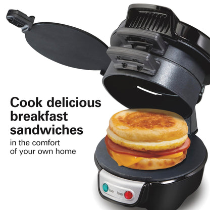 Hamilton Beach countertop griddle appliance with egg cooker ring