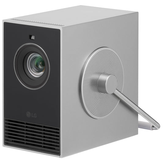 LG CineBeam Q HU710PB video projector — 4K resolution with auto screen adjustment and focus