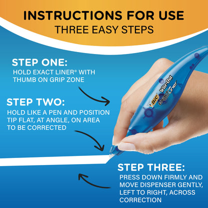 BIC Wite-Out correction tape — EZ correct design for easy application
