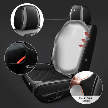 AOMSAZTO vehicle seat cover - custom fit for 2014-2021 Toyota Tundra Crewmax Double Cab