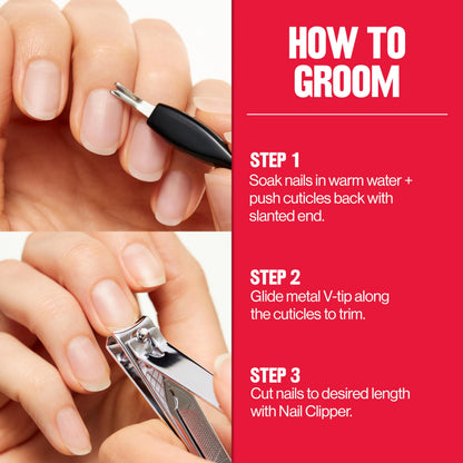 Revlon nail clipper — durable stainless steel design