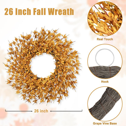 Wreath — 26 inch design for front door use outside
