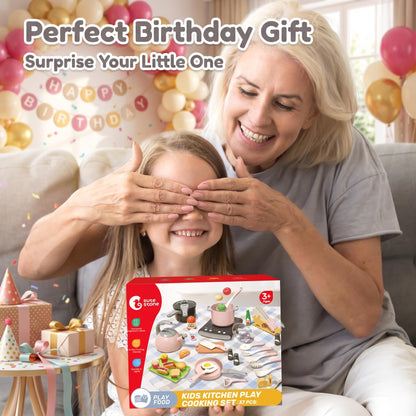 Pretend play toy — Cute Stone kids cooking set