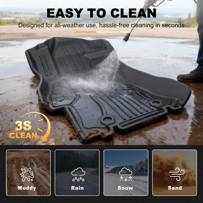 AOMSAZTO vehicle mat - All weather protection for Subaru Forester 2014-2018.