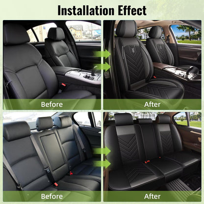 AOMSAZTO vehicle seat cover - Waterproof leather for Subaru Crosstrek 2016-2026