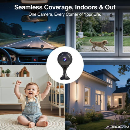 Security camera — 4K indoor wireless camera with AI motion detection and night vision