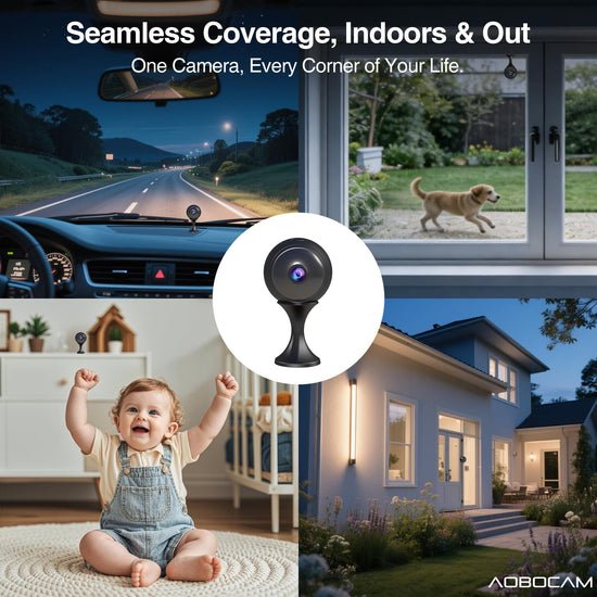 Security camera — 4K indoor wireless camera with AI motion detection and night vision