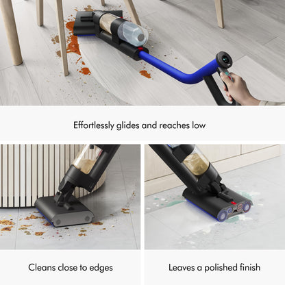 Dyson vacuum cleaner — WashG1 wet cleaner in matte black and ultra blue