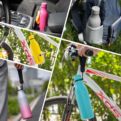 BJPKPK thermos — 18oz stainless steel insulated water bottle with strap