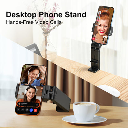 Portable electronic device mount — Perilogics airplane phone holder with 360 degree rotation