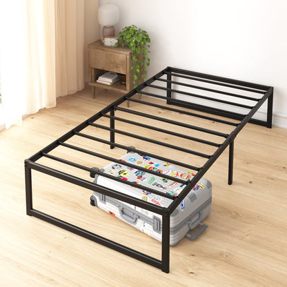 ZINUS ABEL bed frame — Metal platform with steel slat support and easy assembly