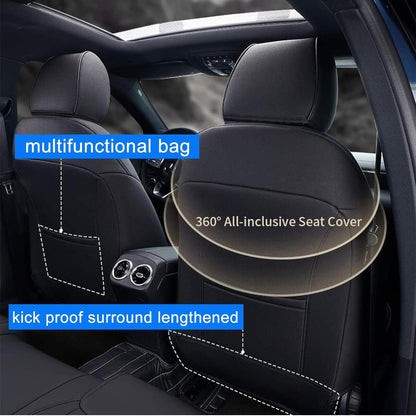 AOMSAZTO vehicle seat covers — custom fit faux leather for Honda Civic Hatchback 2022-2025