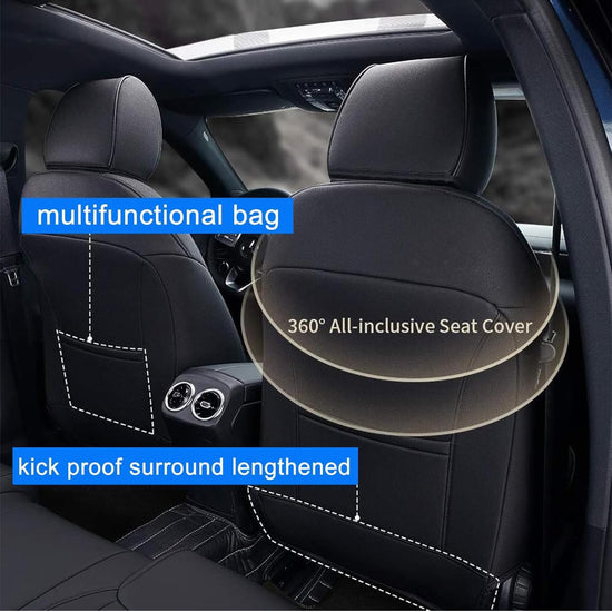 AOMSAZTO vehicle seat covers — custom fit faux leather for Honda Civic Hatchback 2022-2025