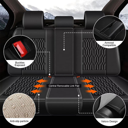 AOMSAZTO vehicle seat cover — waterproof leather for Kia Seltos 2021-2026