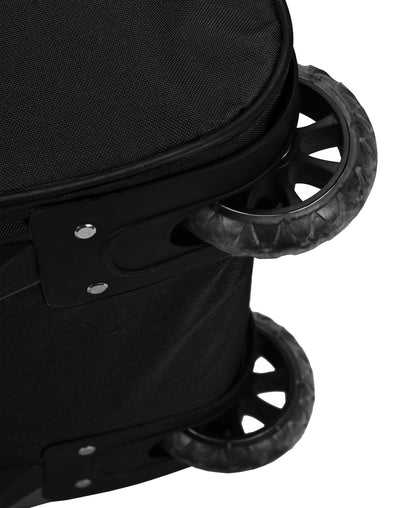 Rockland duffel bag — 22 inch rolling design in black