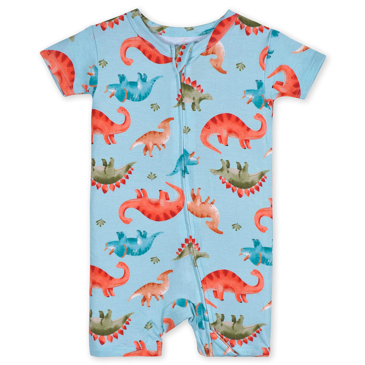 Gerber baby buttery soft short sleeve romper with eucalyptus viscose