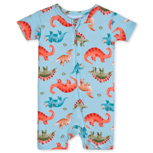 Gerber baby buttery soft short sleeve romper with eucalyptus viscose
