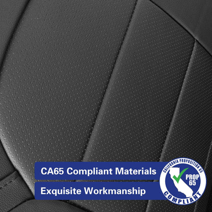 EKR Ram 1500 seat covers — Custom fit waterproof faux leather for trucks