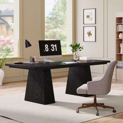 Tribesigns 63-inch desk with executive design and ample workspace.