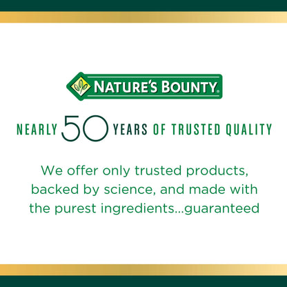 Nutritional supplement — Nature's Bounty fish oil 1000mg omega 3 for heart health