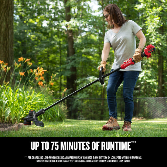 CRAFTSMAN V20 RP string trimmer with lawn edger kit