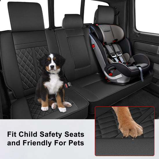 AOMSAZTO vehicle seat cover — waterproof and easy to install for Ford F150 2009-2026 and F250 F350 F450 2017-2026
