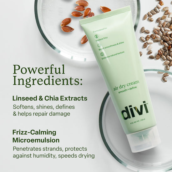 Divi hair styling agent — Defines curls and controls frizz for up to 24 hours