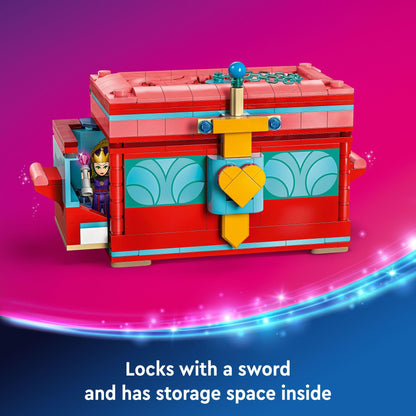 LEGO toy figure playset — Disney Snow White's jewelry box with mini dolls