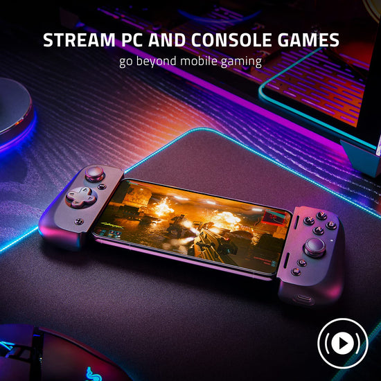 Razer V2 mobile gaming controller — designed for iPhone compatibility