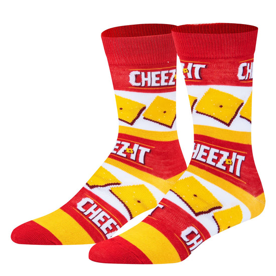 Crazy Socks snack food value bundle - 8-pack novelty crew socks gift set large sizes for men and women, soft and comfortable.
